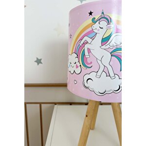 Sihirli Unicorn Çocuk Odası Abajur