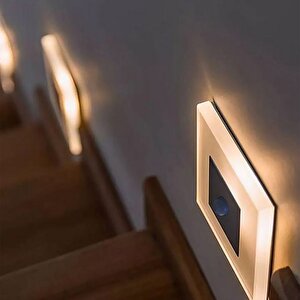 Sensörlü Merdiven Led Aplik 8x8 Cm