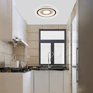 Plafonia Orta Işıklı Tavan Plafonyer Led Avize 40 Cm 68 Watt