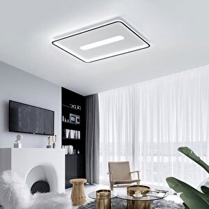 Tavan Led Plafonyer Avize Plafonia Orta Işıklı 60x40 Cm 90 Watt