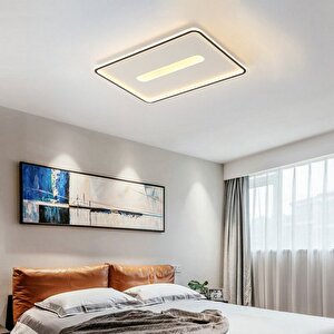 Tavan Led Plafonyer Avize Plafonia Orta Işıklı 60x40 Cm 90 Watt