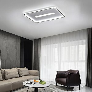 Tavan Led Plafonyer Avize Plafonia Orta Işıklı 60x40 Cm 90 Watt