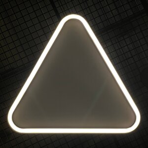 Plafonia Tavan Tipi Plafonyer Üçgen Led Avize Ø60cm 32 Watt
