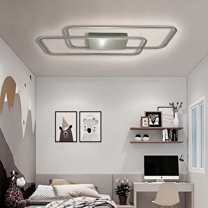 Oblong İkili Plafonyer Led Avize 110*40cm 79watt
