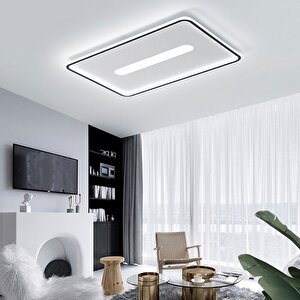 Tavan Led Plafonyer Avize Plafonia Orta Işıklı 90x60 Cm 128 Watt
