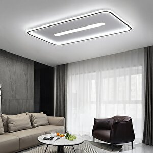 Tavan Led Plafonyer Avize Plafonia Orta Işıklı 90x60 Cm 128 Watt