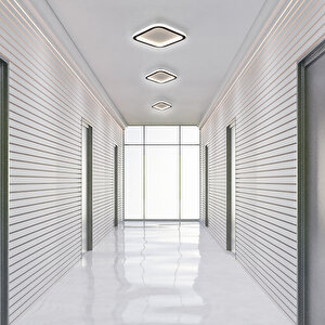 Plafonia Kare Led Plafonyer Avize 30x30 Cm 43 Watt