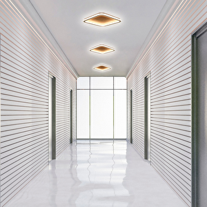 Led Avize Plafonyer Ahşap 40*40cm  58 Watt