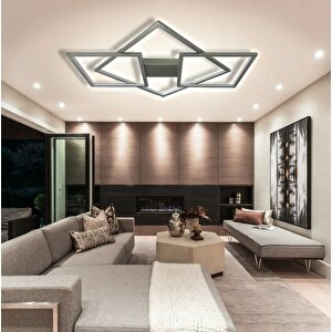 Obluqe Plafonyer Led Avize 100*85cm 101watt