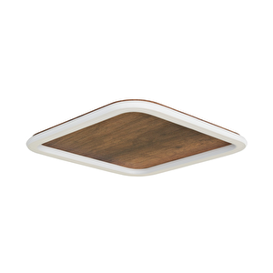 Led Avize Plafonyer Ahşap 60*60cm 86 Watt