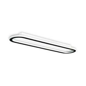 Plafonia Oval Led Plafonyer Led Avize 80x16 Cm 72 Watt