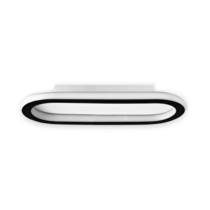 Plafonia Oval Led Plafonyer Led Avize 40x16 Cm 41 Watt