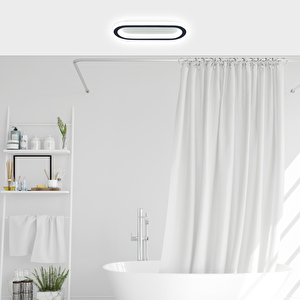Plafonia Oval Led Plafonyer Led Avize 40x16 Cm 41 Watt
