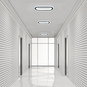 Plafonia Oval Led Plafonyer Led Avize 40x16 Cm 41 Watt
