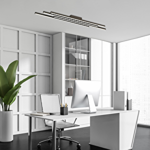 İnline Plafonyer Lineer Led Avize 4*100cm 72watt