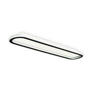 Plafonia Oval Led Plafonyer Led Avize 100x16 Cm 86 Watt