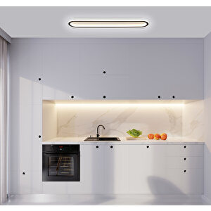 Plafonia Oval Led Plafonyer Led Avize 100x16 Cm 86 Watt
