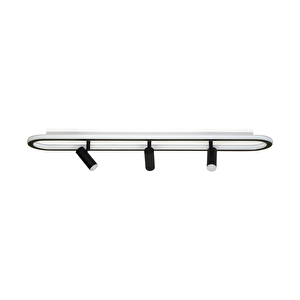 Led Avize Plafonyer Oval Spotlu 80*16cm 78 Watt
