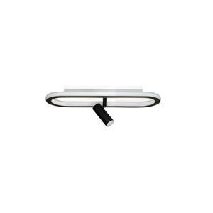 Led Avize Plafonyer Oval Spotlu 40*16cm 43 Watt