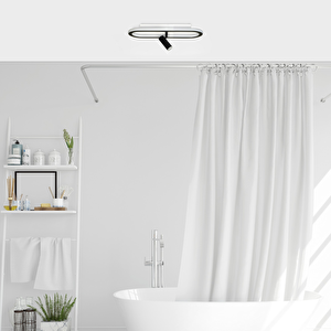 Led Avize Plafonyer Oval Spotlu 40*16cm 43 Watt