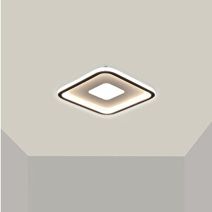 Plafonia Ortası Işıklı Kare Led Plafonyer 40x40 Cm 78 Watt