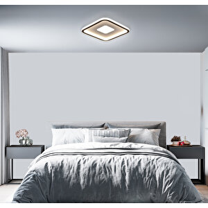 Plafonia Ortası Işıklı Kare Led Plafonyer 40x40 Cm 78 Watt