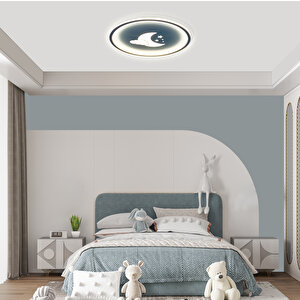 Baby Lamp Plafonyer Led Avize 60 Cm