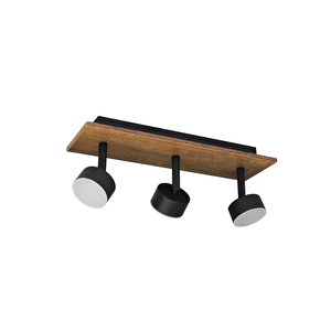 Led Avize Sarkıt Wood Ahşaplı 30x10cm 9 Watt