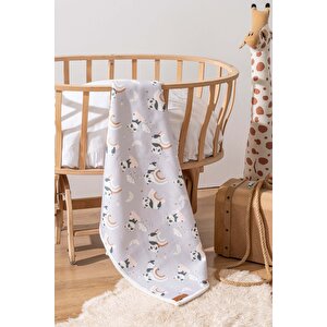 Fluffy Bebek Battaniyesi 70x100 Cm Panda Desen