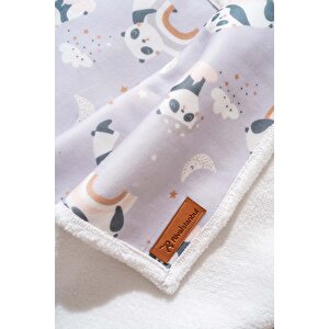 Fluffy Bebek Battaniyesi 70x100 Cm Panda Desen