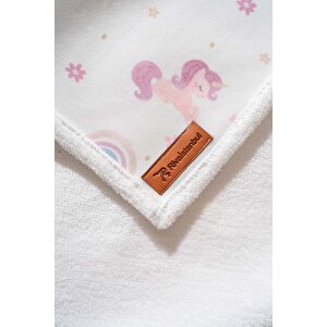 Fluffy Bebek Battaniyesi 70x100 Cm Unıcorn Desen