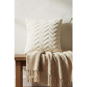 Bohem Özel Tasarım Zik Zak Desen Dekoratif Kırlent Kılıfı