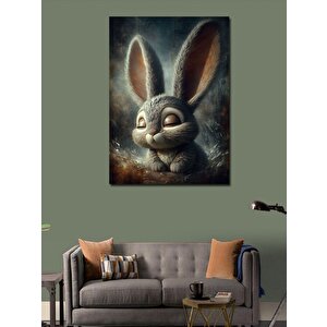 Kanvas Tablo Uyuyan Tavşan 70x100 cm