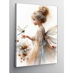 Kanvas Tablo Sevimli Kız 100x140 cm