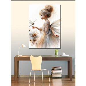Kanvas Tablo Sevimli Kız 100x140 cm