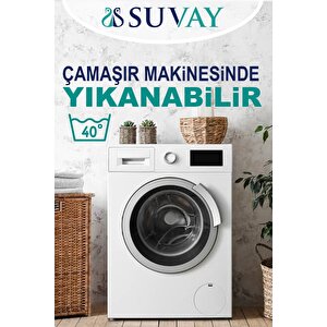 1 Adet Antialerjik Boncuk Silikon Yastık Pamuklu Kılıf 900 Gram 1 Adet