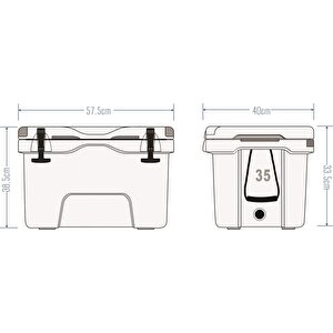 Icepeak Aden Plus Buzluk 35 Litre