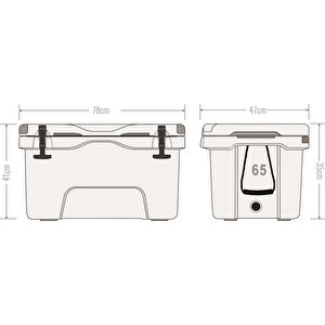 Icepeak Aden Plus Buzluk 65 Litre