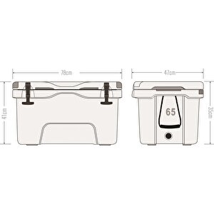 Icepeak Aden Buzluk 65 Litre