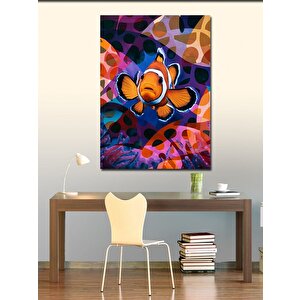 Kanvas Tablo Palyaço Balığı 100x140 cm