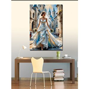 Kanvas Tablo Gelin Temalı 50x70 cm