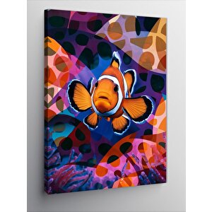 Kanvas Tablo Palyaço Balığı 70x100 cm