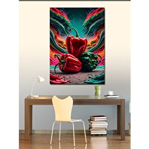 Kanvas Tablo Dolmalık Biberler 70x100 cm