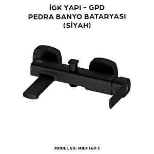 İgk Yapi - Gpd Mbb160-s Pedra Banyo Bataryasi (si̇yah)