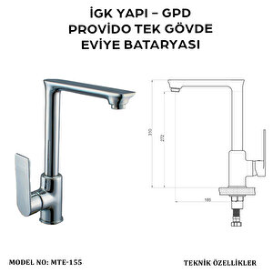 İgk Yapi - Gpd Mte155 Provi̇do Tek Gövde Evi̇ye Bataryasi