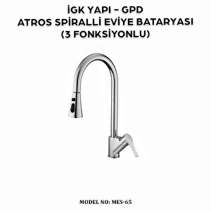 İgk Yapi - Gpd Mes65 Atros Spi̇ralli̇ Evi̇ye Bataryasi (2 Fonksi̇yonlu)