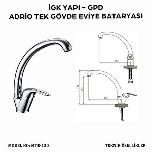 İgk Yapi - Gpd Mte120 Adri̇o Tek Gövde Evi̇ye Bataryasi