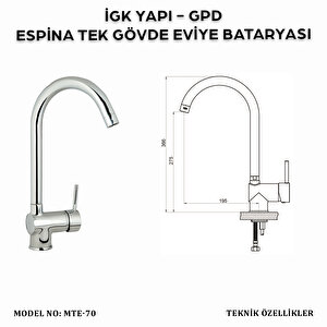 İgk Yapi - Gpd Mte70 Espi̇na Tek Gövde Evi̇ye Bataryasi
