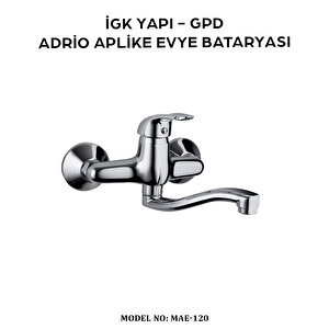İgk Yapi - Gpd Mae120 Adri̇o Apli̇ke Evi̇ye Bataryasi