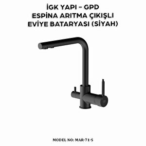 İgk Yapi - Gpd Mar71-s Espi̇na Aritma Çikişli Evi̇ye Bataryasi (si̇yah)